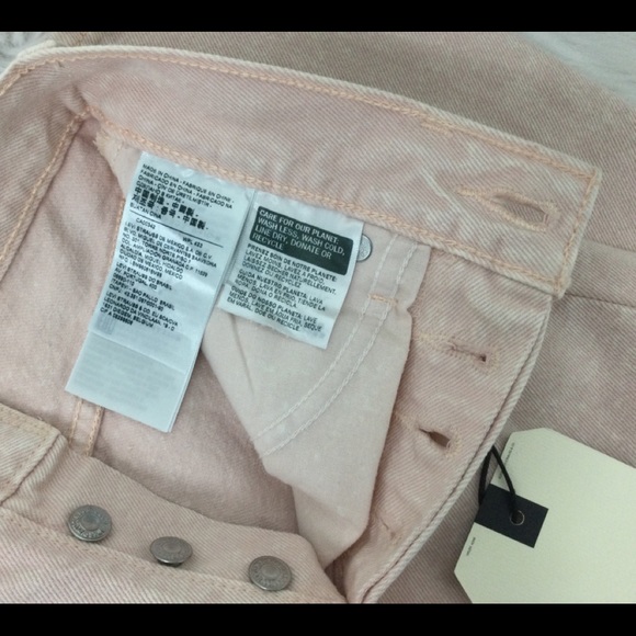 Levi’s Wedgie Straight Jeans Acid Wash Pin… - Picture 9 of 10